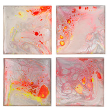 Load image into Gallery viewer, Silver Slider Reversible Coaster Set