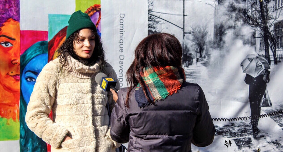 News 12: Brownsville Matters Art exhibit Featuring Dominique "Lovedom" Davenport