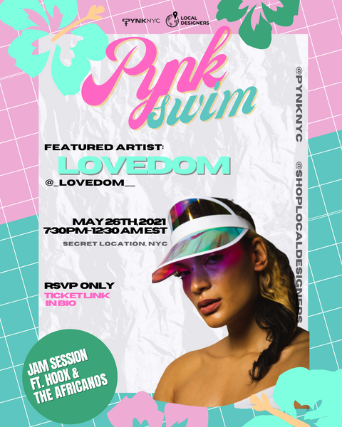 Performing at Pynk Swim